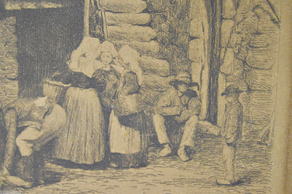 Mortimer L. Menpes' Etching "The Sabot Shop"