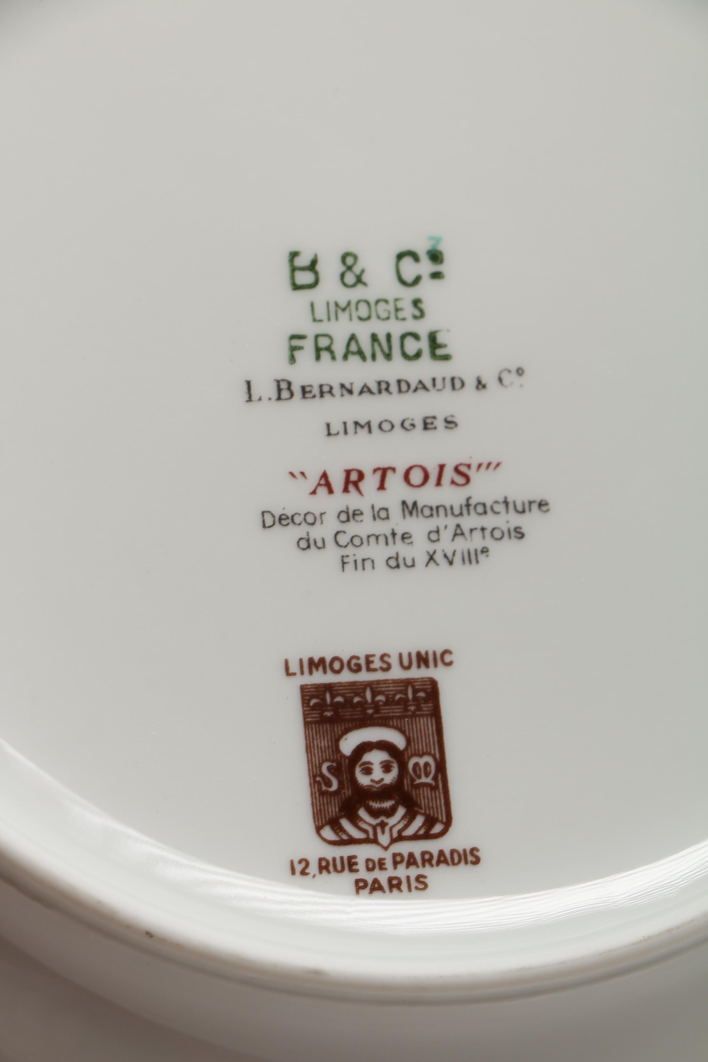 Limoges "Artois" Porcelain Set