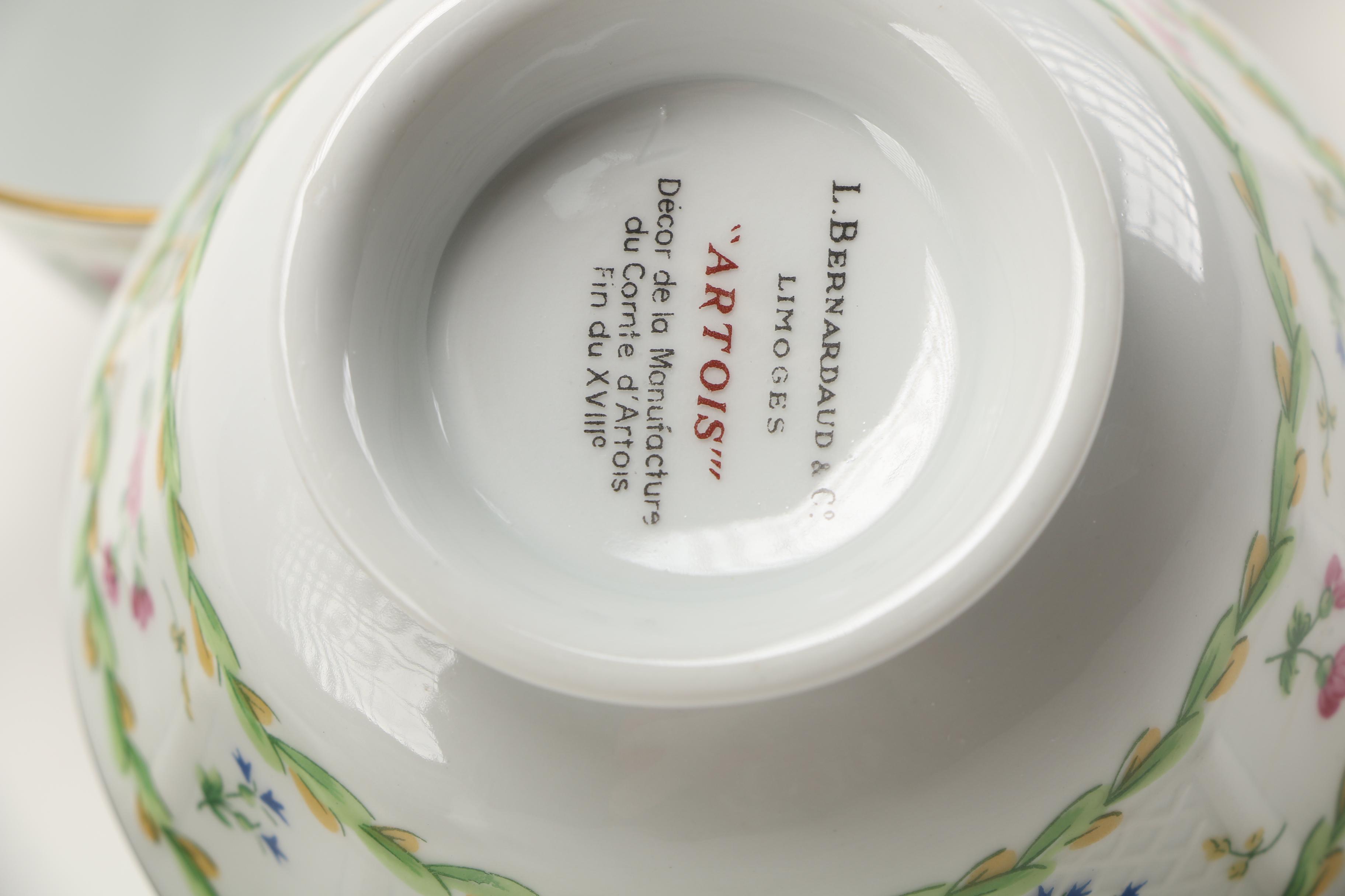 Limoges "Artois" Porcelain Set