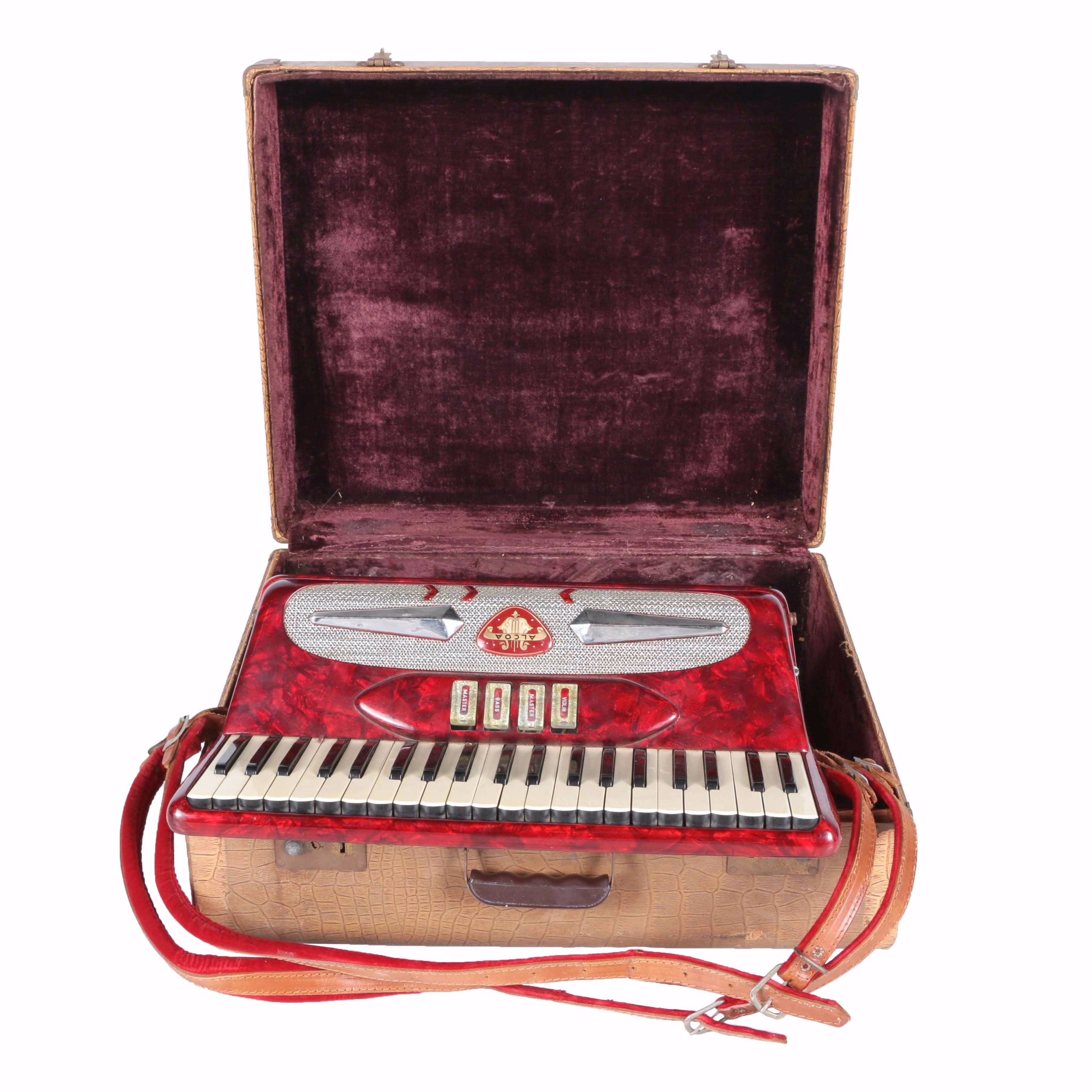 Antique Alcoa Accordion