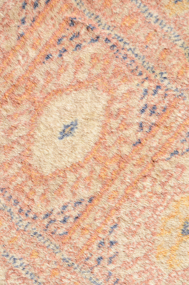 Power-Loomed Afghan Bokhara Style Area Rug