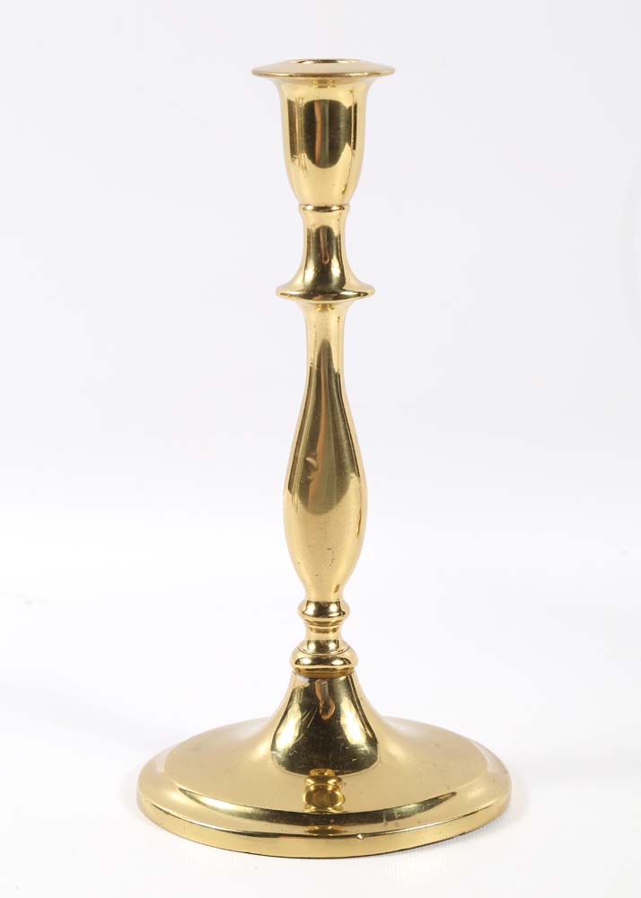 Four Brass Candlesticks