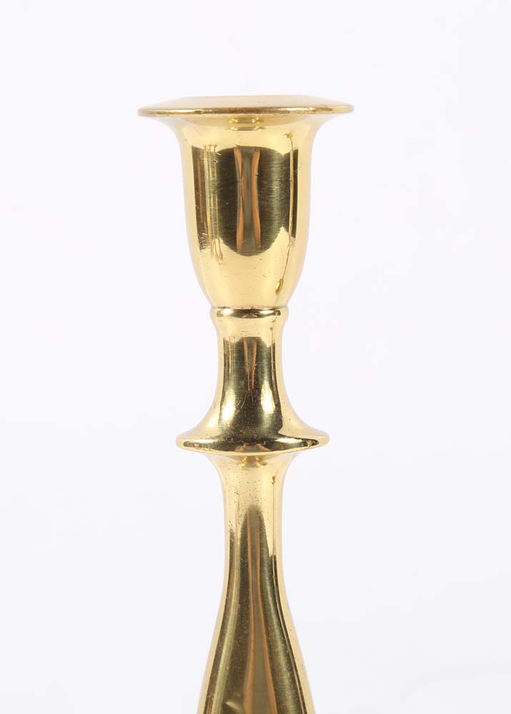 Four Brass Candlesticks