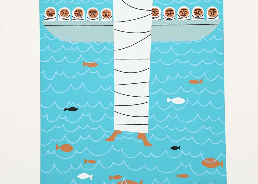 Edie Harper Signed Serigraphs "David's Den" and "Wow!"