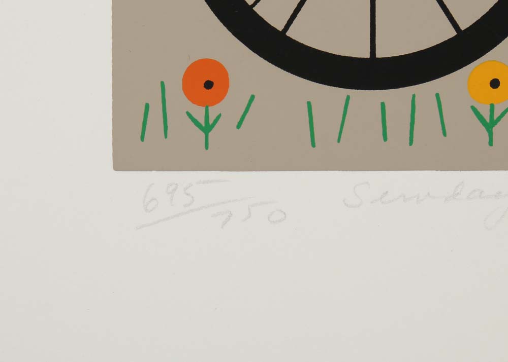 Edie Harper Signed Serigraph "Sunday School Outings"