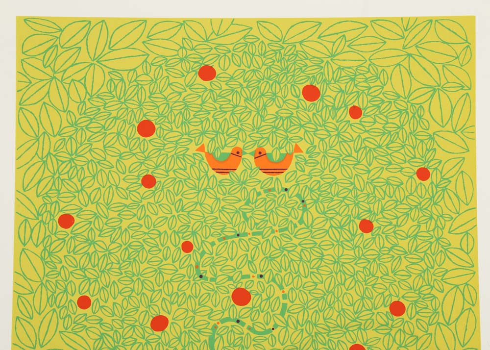 Edie Harper Signed Serigraph "Adam and Ms. Eve"