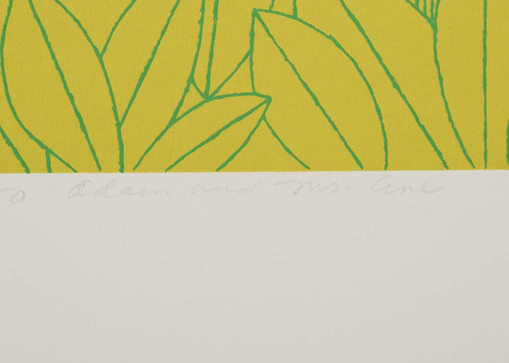 Edie Harper Signed Serigraph "Adam and Ms. Eve"
