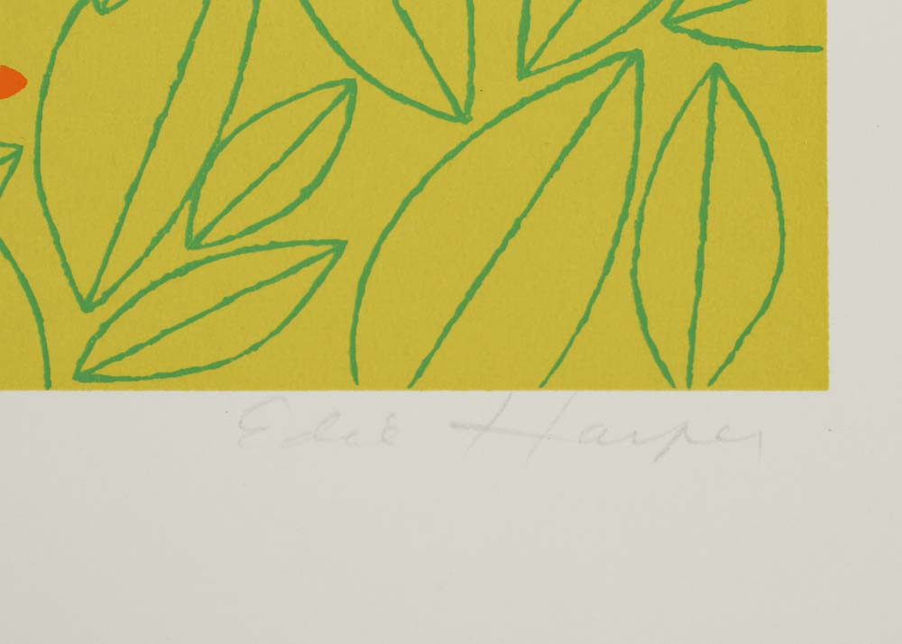 Edie Harper Signed Serigraph "Adam and Ms. Eve"