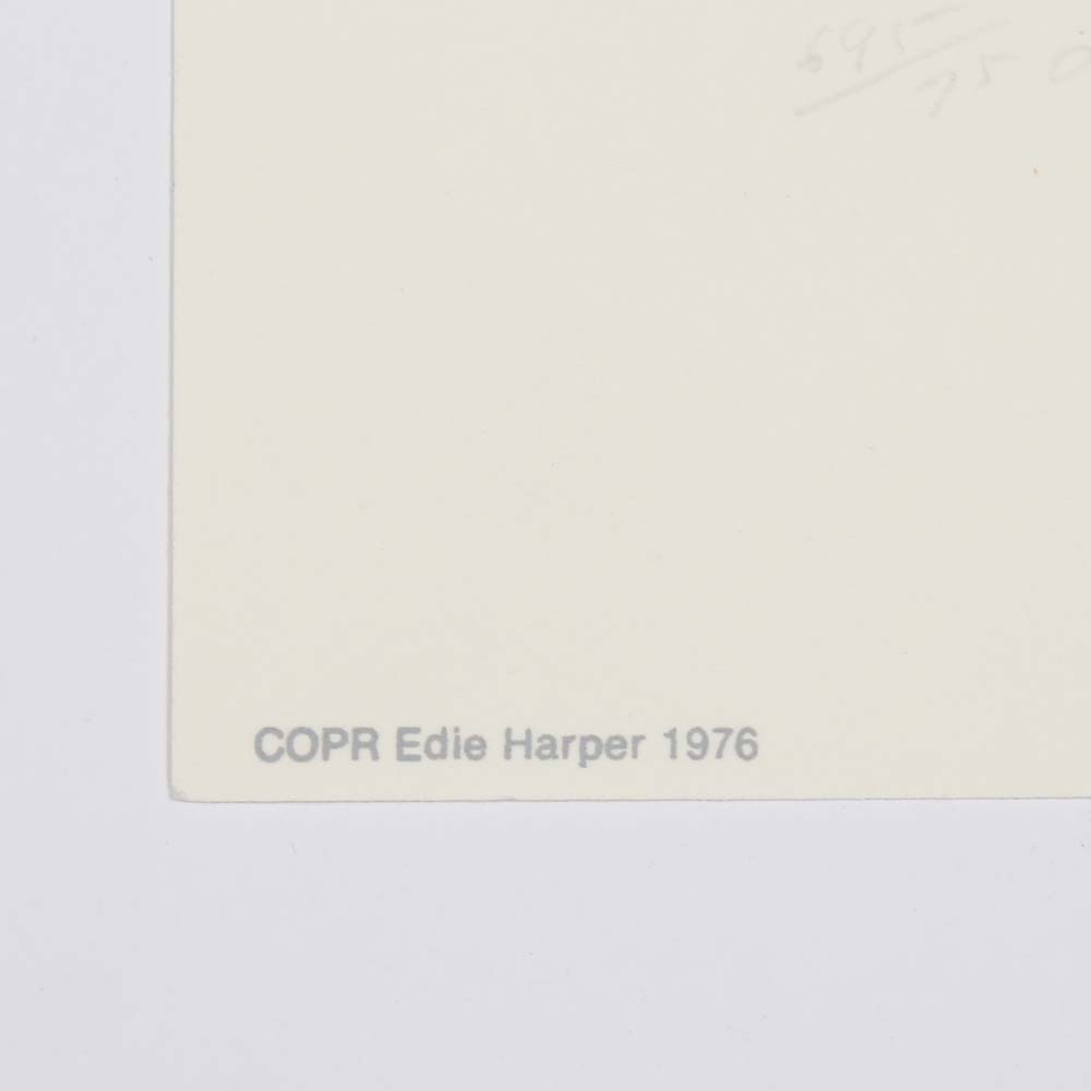 Edie Harper Signed Serigraph "Solomon Sez"