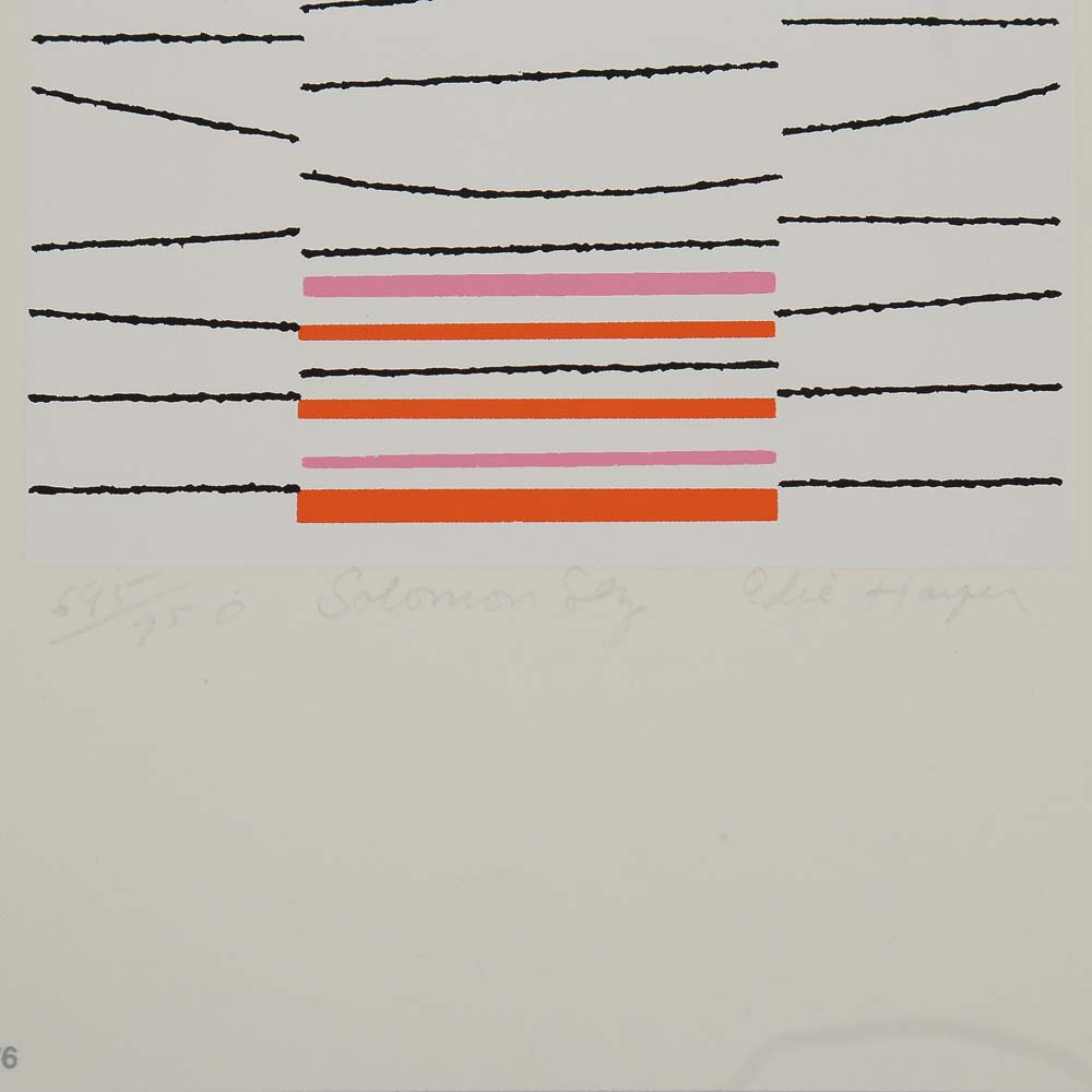 Edie Harper Signed Serigraph "Solomon Sez"