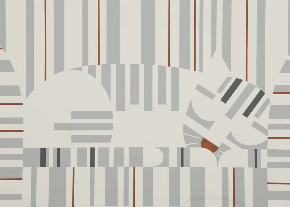 Edie Harper Signed Serigraph "Sleepy Time Tom"