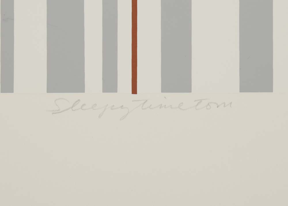 Edie Harper Signed Serigraph "Sleepy Time Tom"