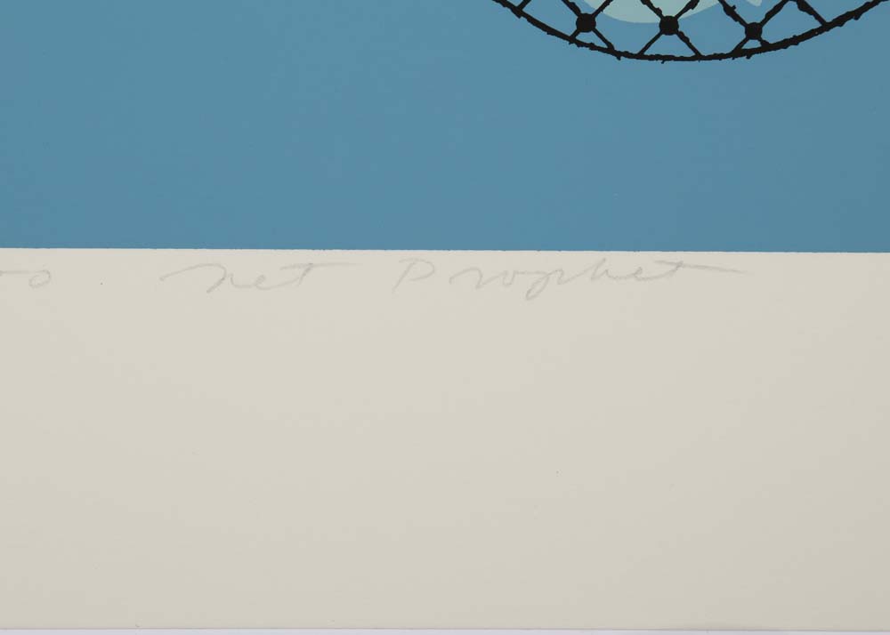 Edie Harper Signed Serigraph "Net Prophet"