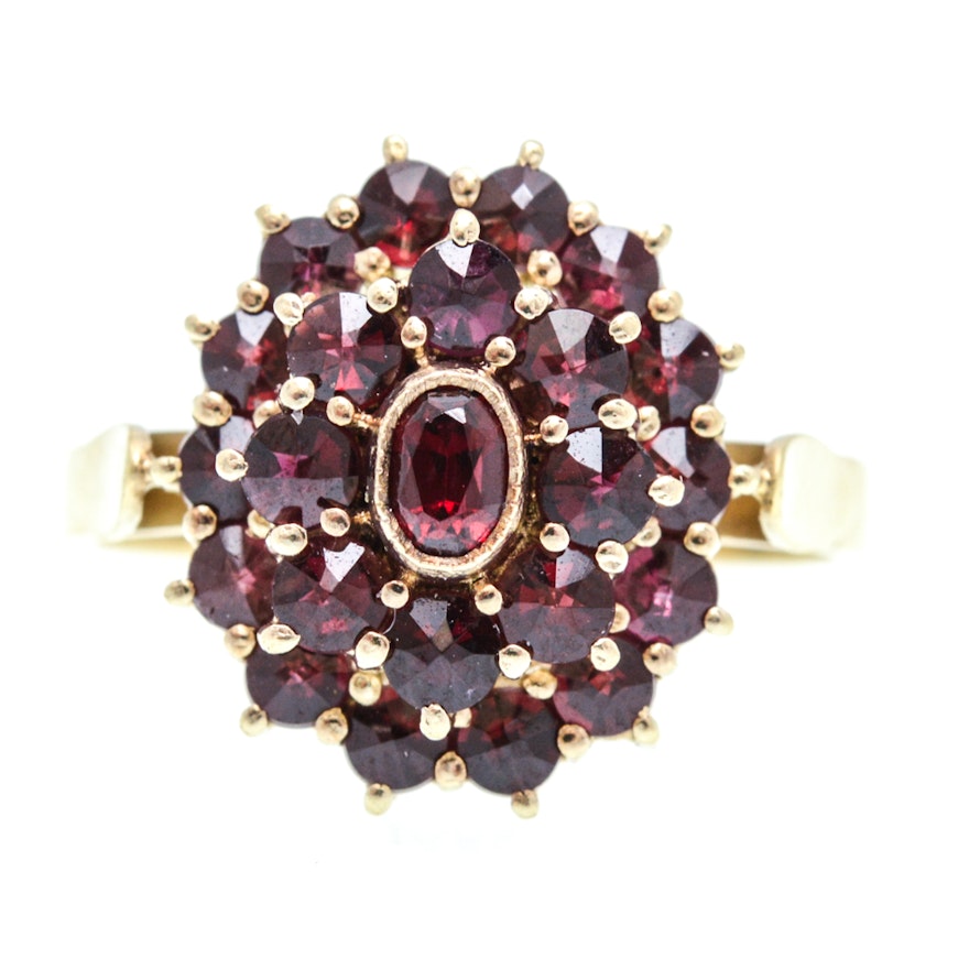 Imitation Garnet Costume Jewelry Ring