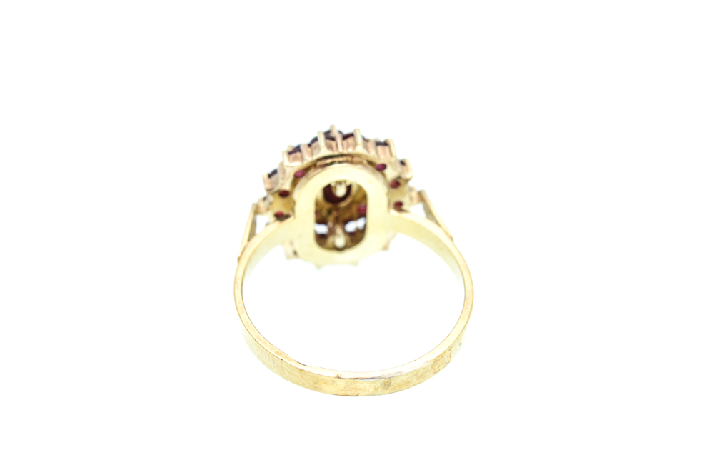 Imitation Garnet Costume Jewelry Ring