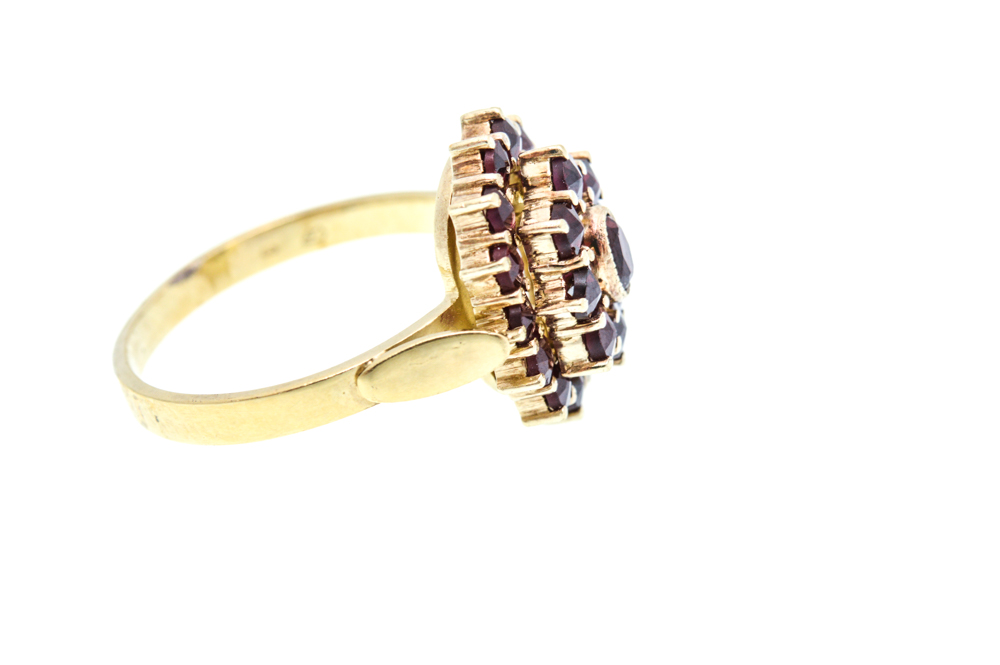 Imitation Garnet Costume Jewelry Ring