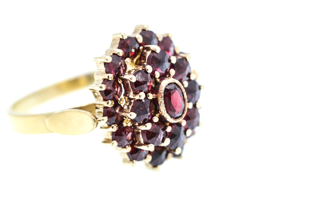 Imitation Garnet Costume Jewelry Ring