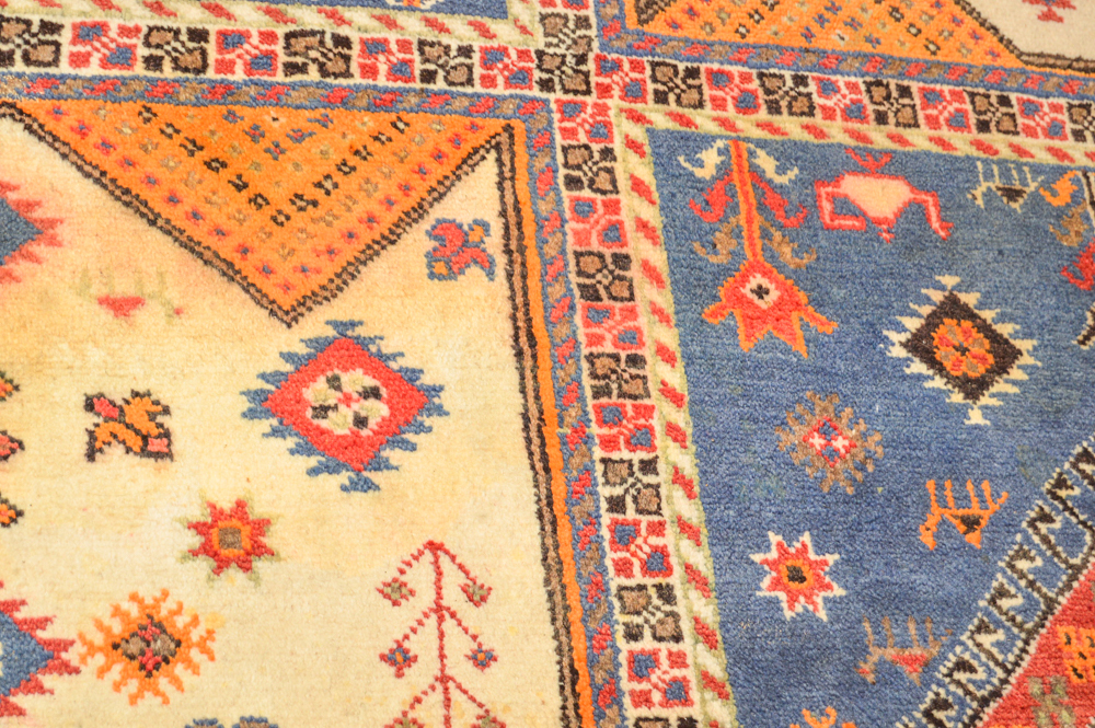 Tribal Style Pictorial Area Rug