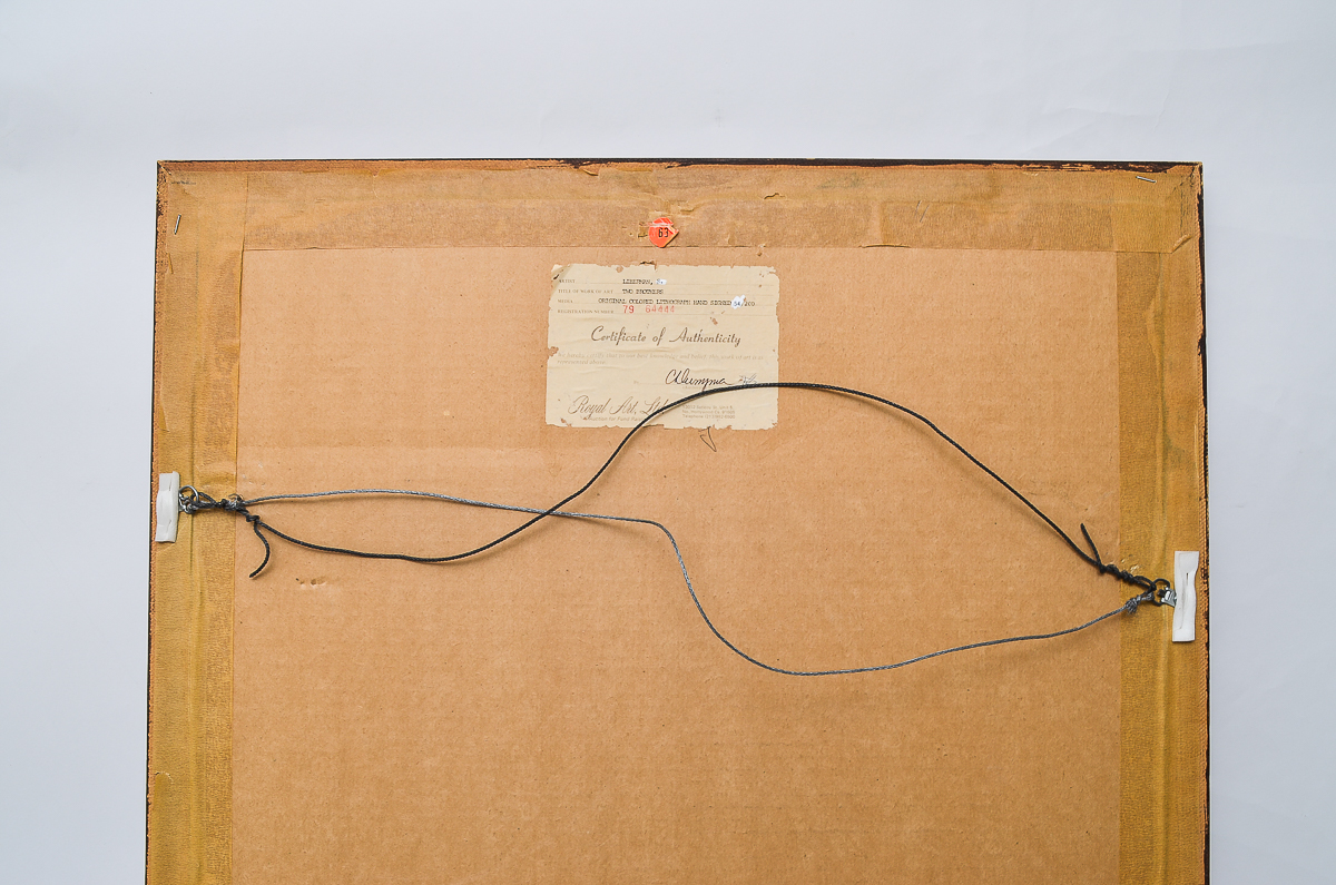 Sandu Liberman Limited Edition Artist's Proof Lithograph on Paper "Two Brothers"