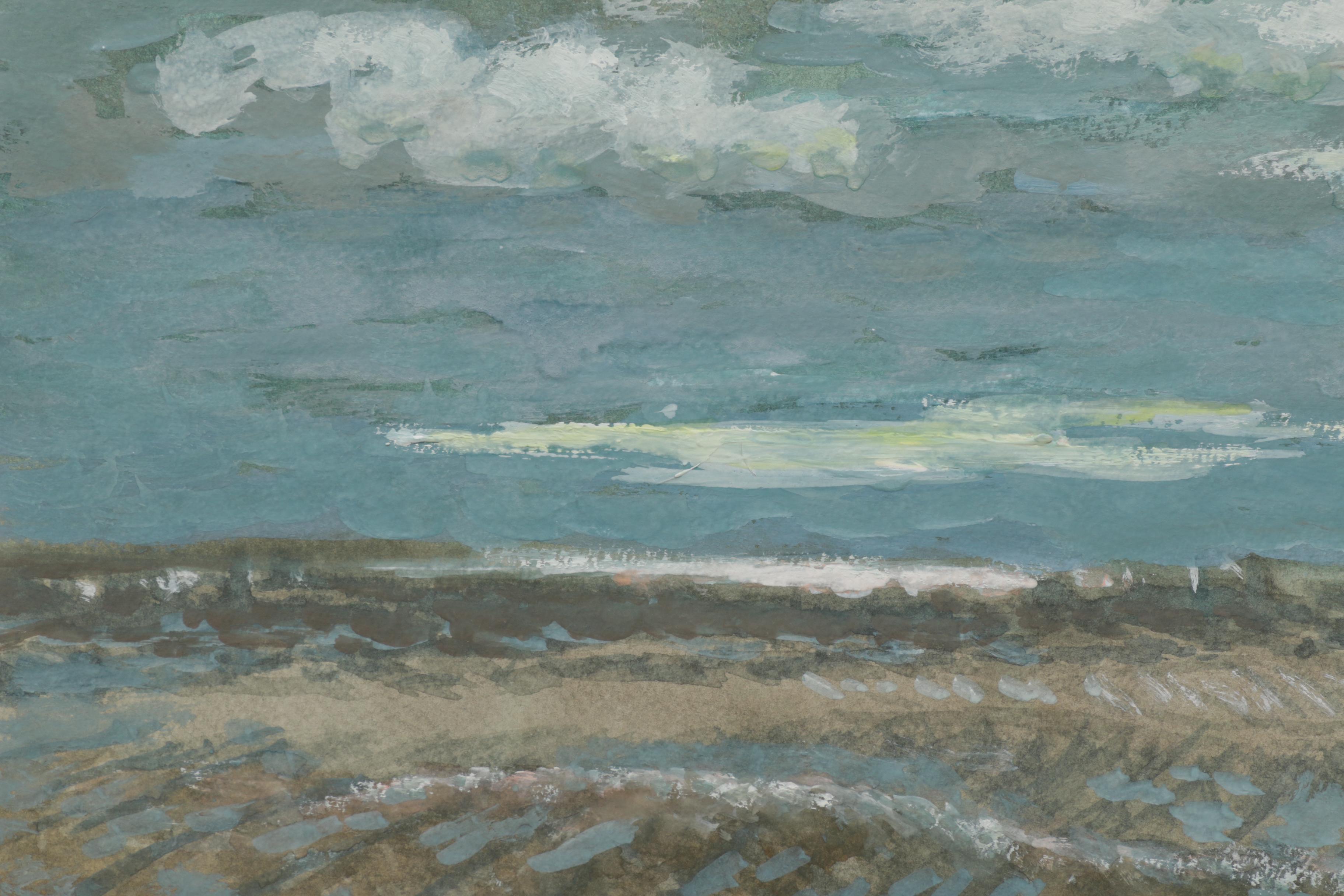 Lahmann Watercolors on Paper of Landscapes, Marinas and Bridges