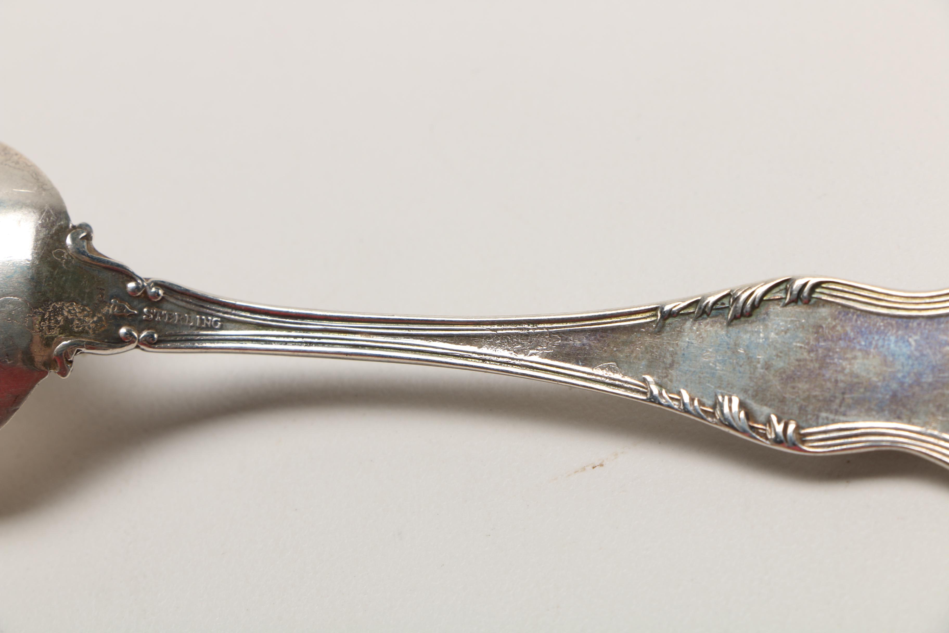 Sterling Silver Vintage Souvenir Spoons