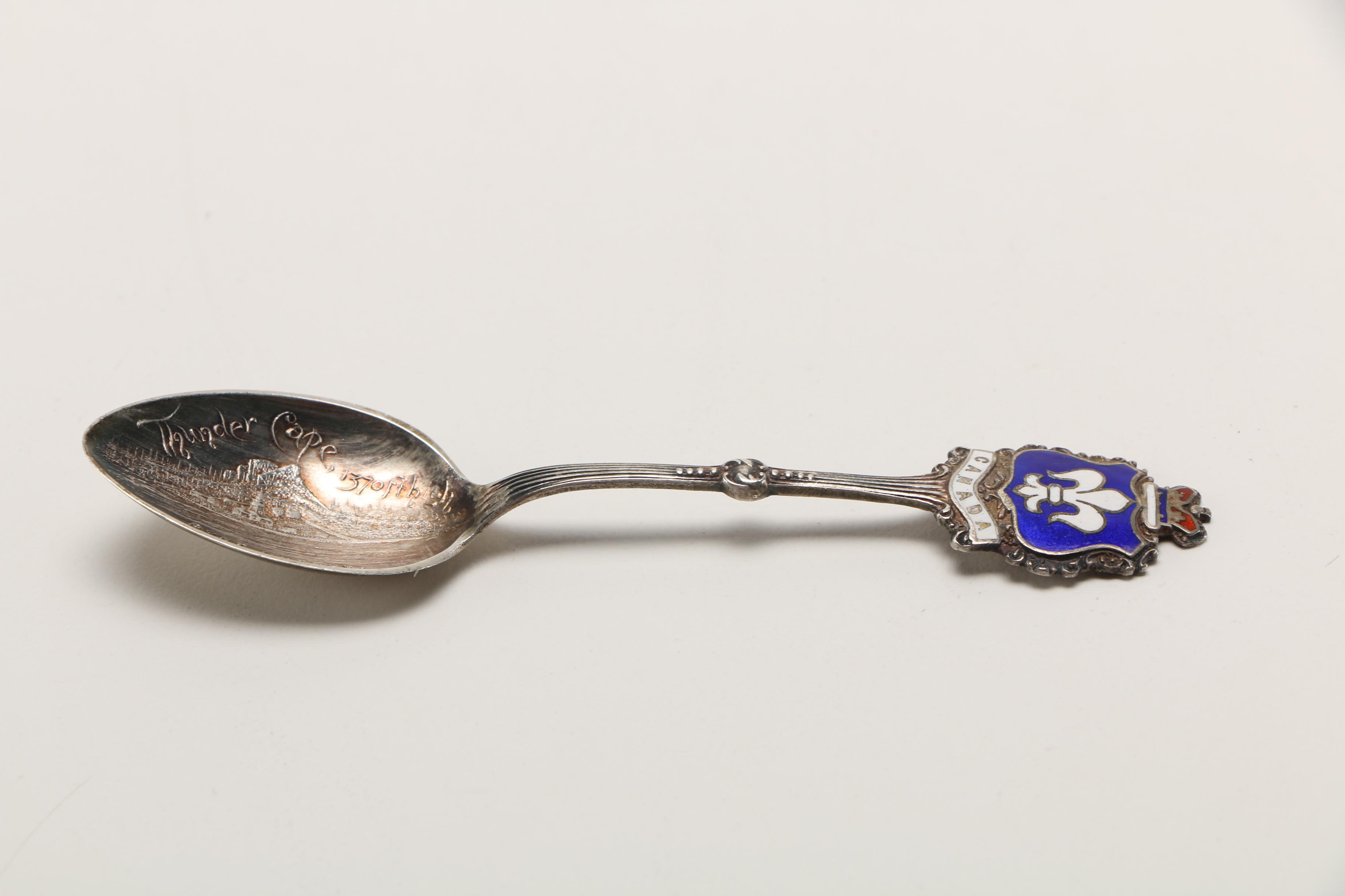 Sterling Silver Vintage Souvenir Spoons
