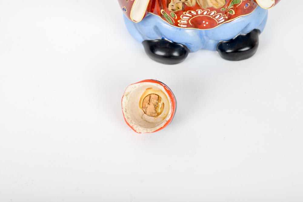 Hand Painted Japanese Porcelain Decanter