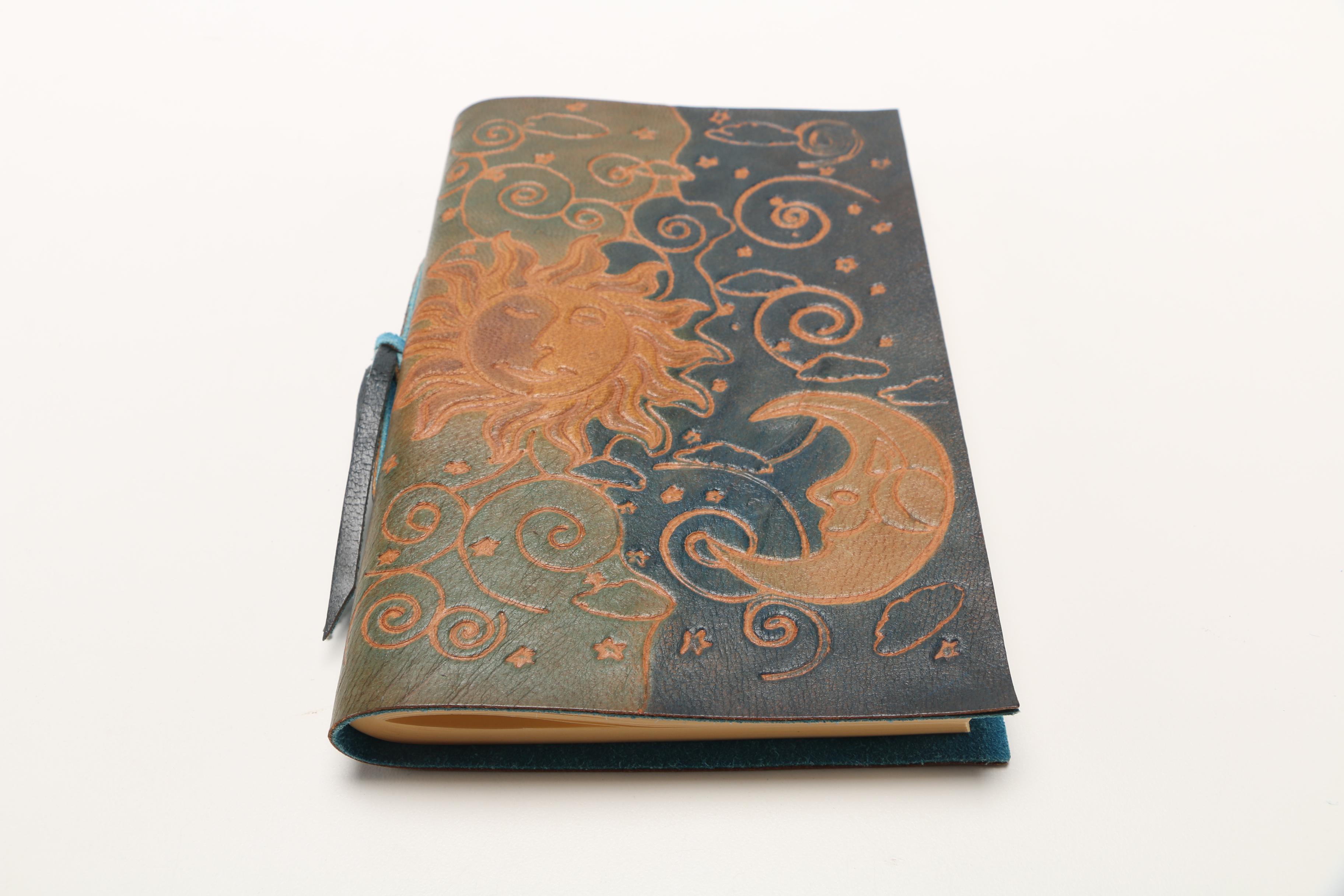 Leather Stationary Book