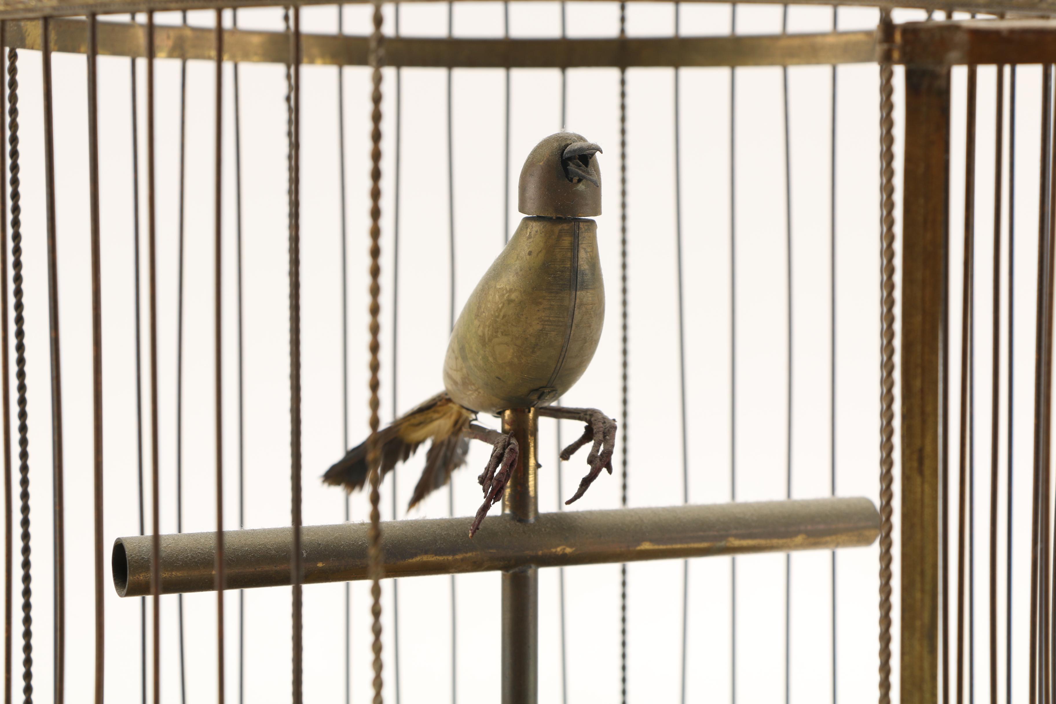 Helvetic French Mechanical Singing Bird