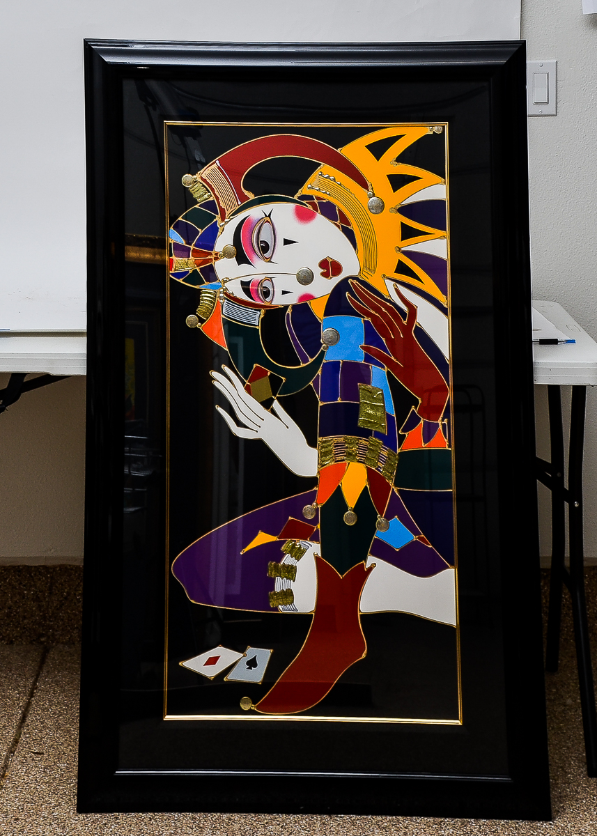 Martiros Manoukian Limited Edition Embellished Serigraph "Harlequin"