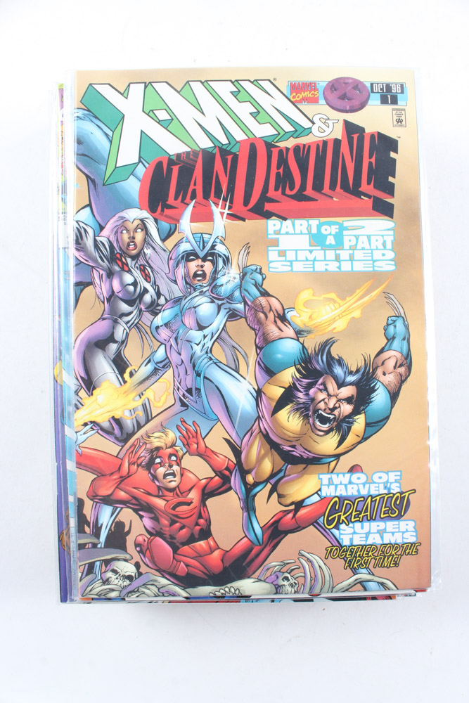 Marvel Comic Books Featuring "Excalibur" and More