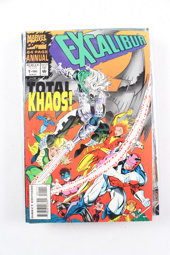 Marvel Comic Books Featuring "Excalibur" and More