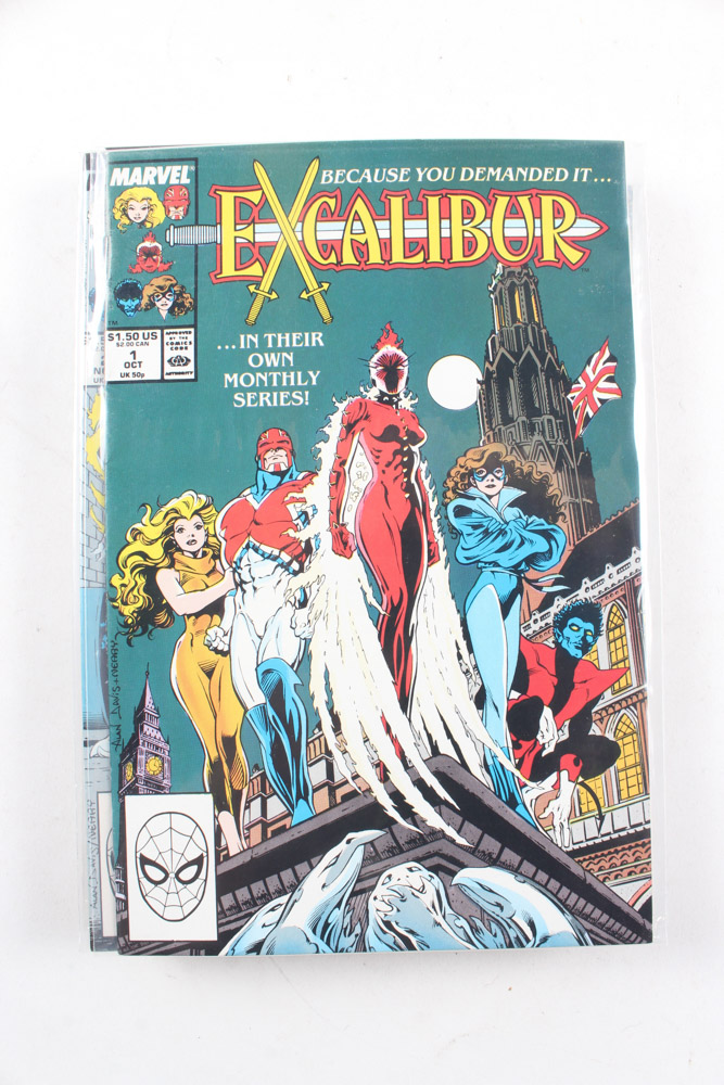 Marvel Comic Books Featuring "Excalibur" and More