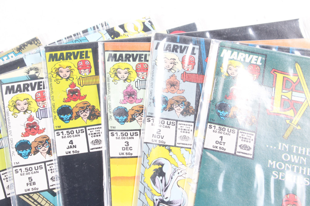Marvel Comic Books Featuring "Excalibur" and More