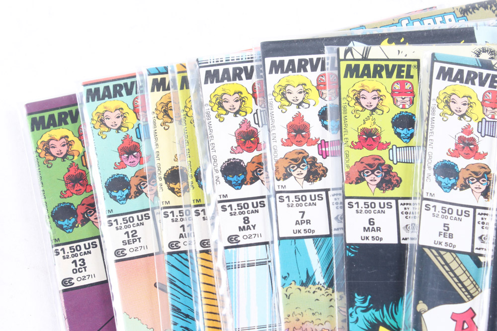 Marvel Comic Books Featuring "Excalibur" and More