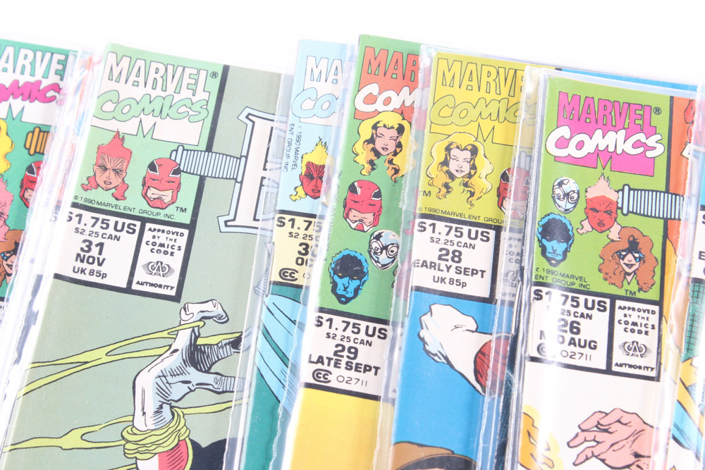 Marvel Comic Books Featuring "Excalibur" and More