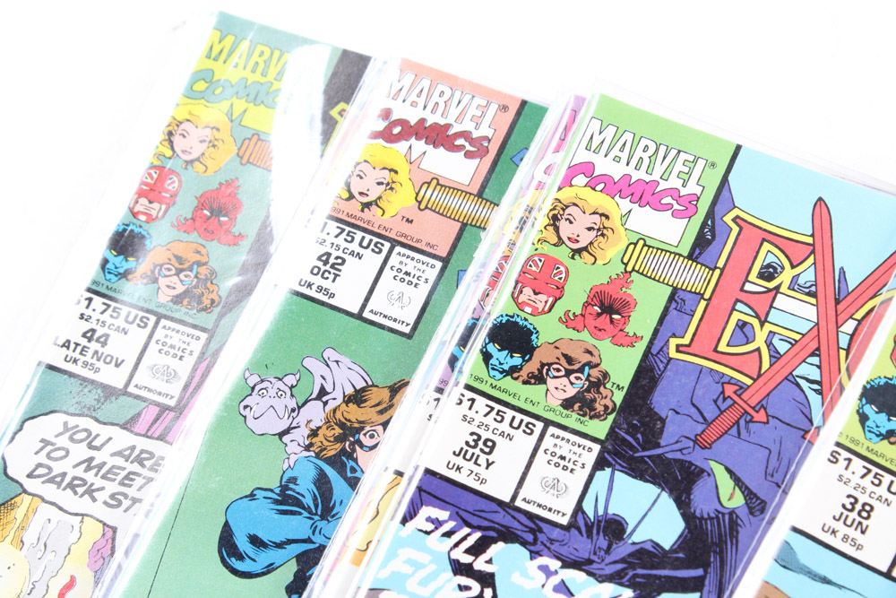 Marvel Comic Books Featuring "Excalibur" and More