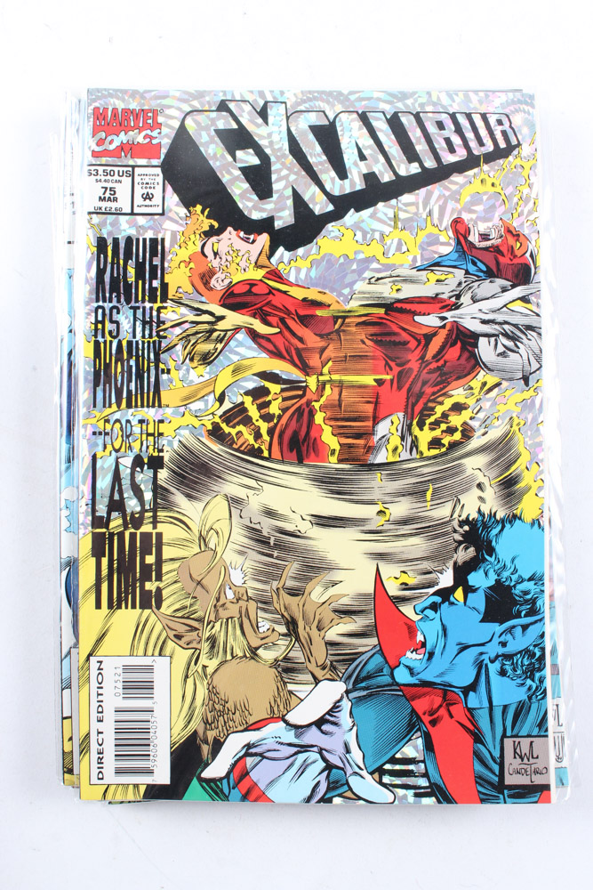 Marvel Comic Books Featuring "Excalibur" and More