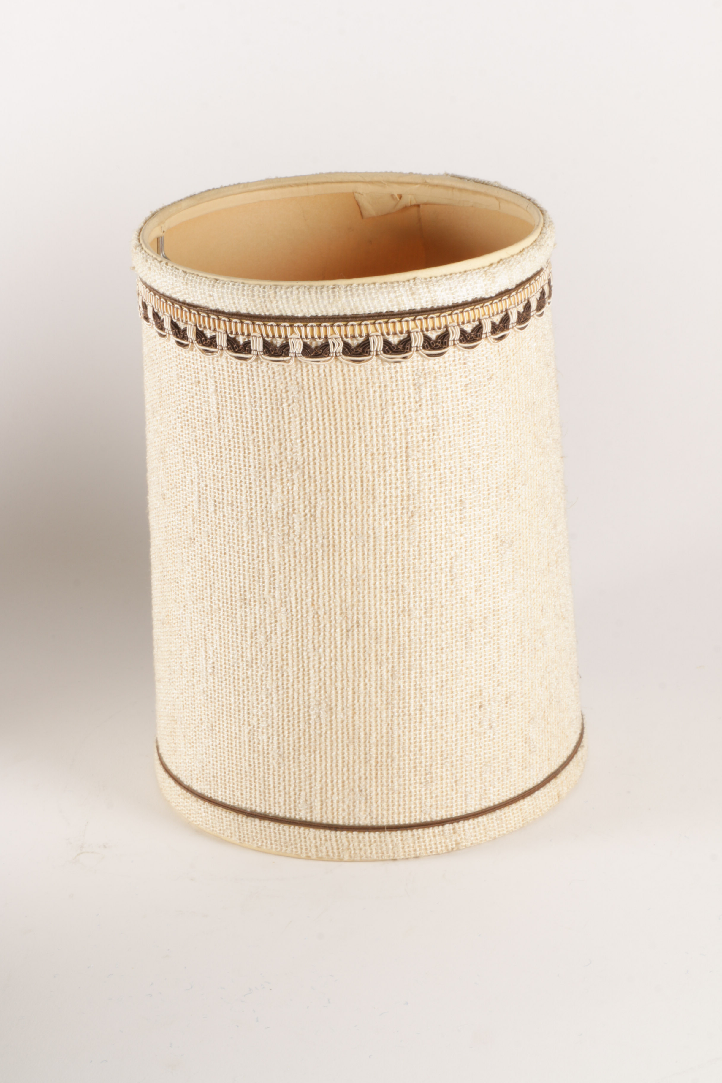 Circa 1970 Lamp Shades and Macrame Owl Tapestry