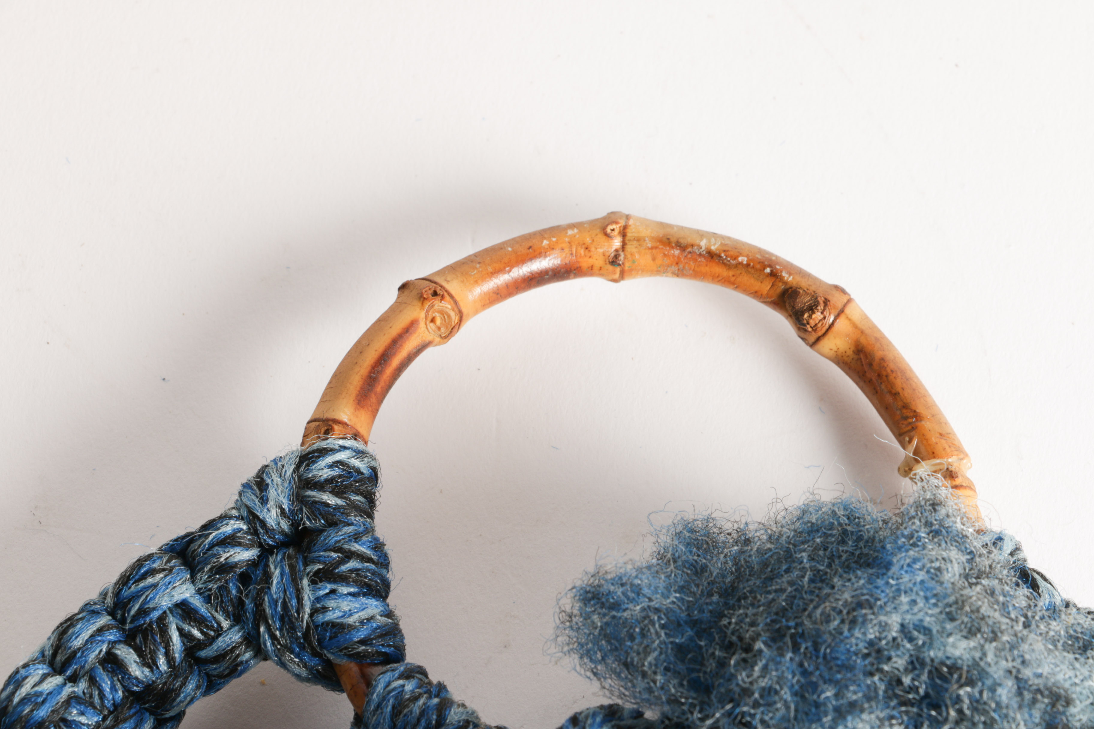 Circa 1970 Lamp Shades and Macrame Owl Tapestry