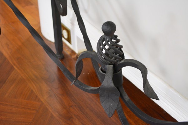 Glass Top Metal Sofa Table