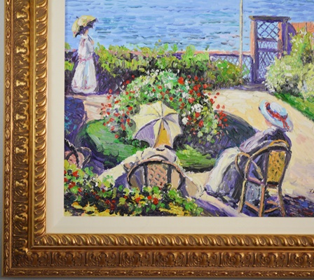 Katia Pissarro "Un Ete a la Gibertiere" Original Oil Painting
