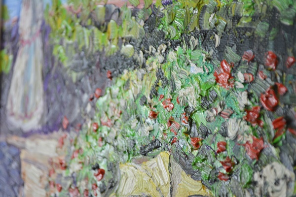 Katia Pissarro "Un Ete a la Gibertiere" Original Oil Painting