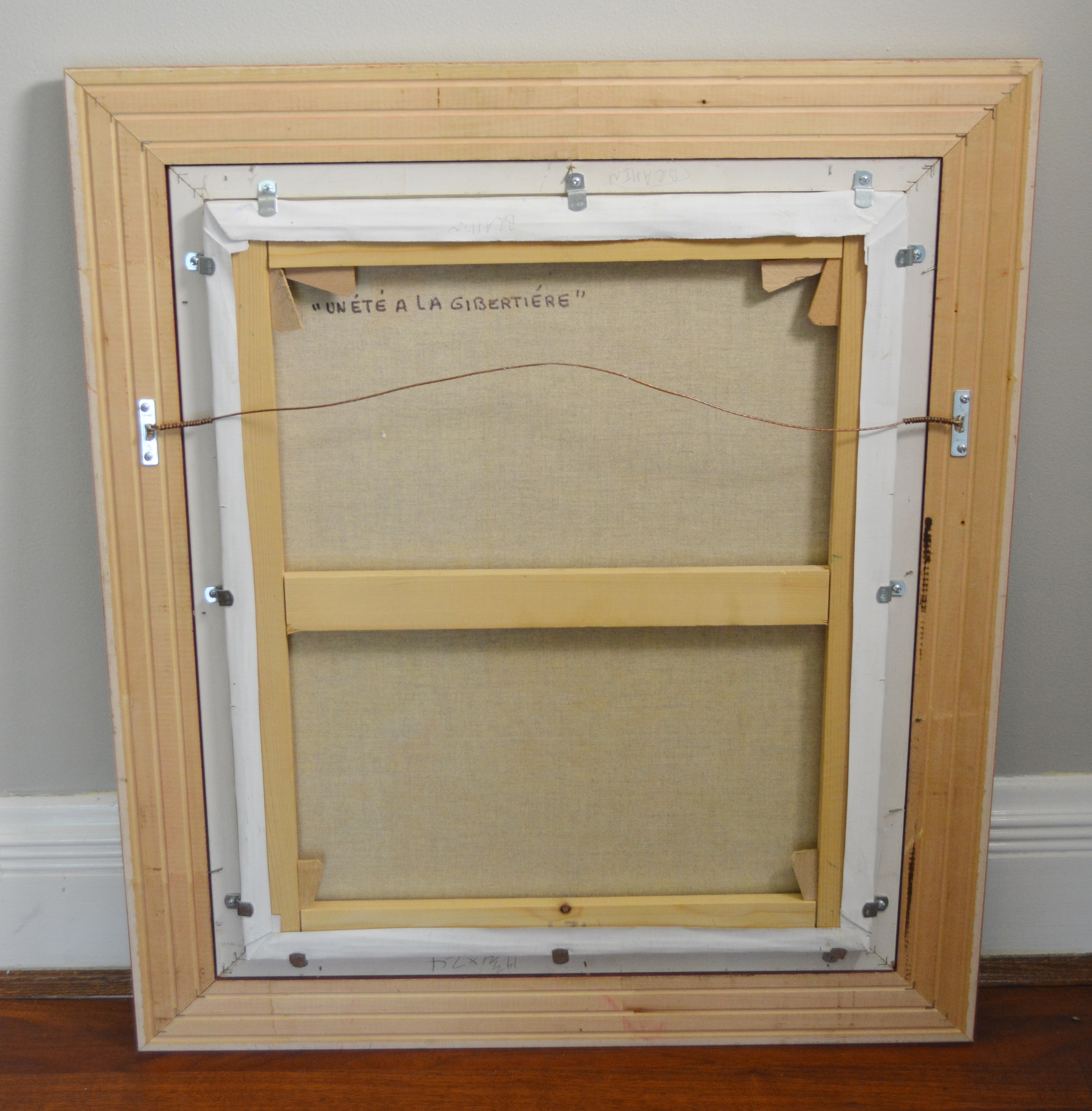 Katia Pissarro "Un Ete a la Gibertiere" Original Oil Painting