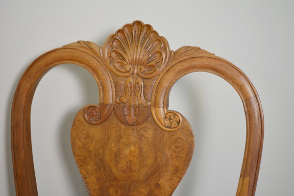 Queen Anne Style Birch Accent Chair