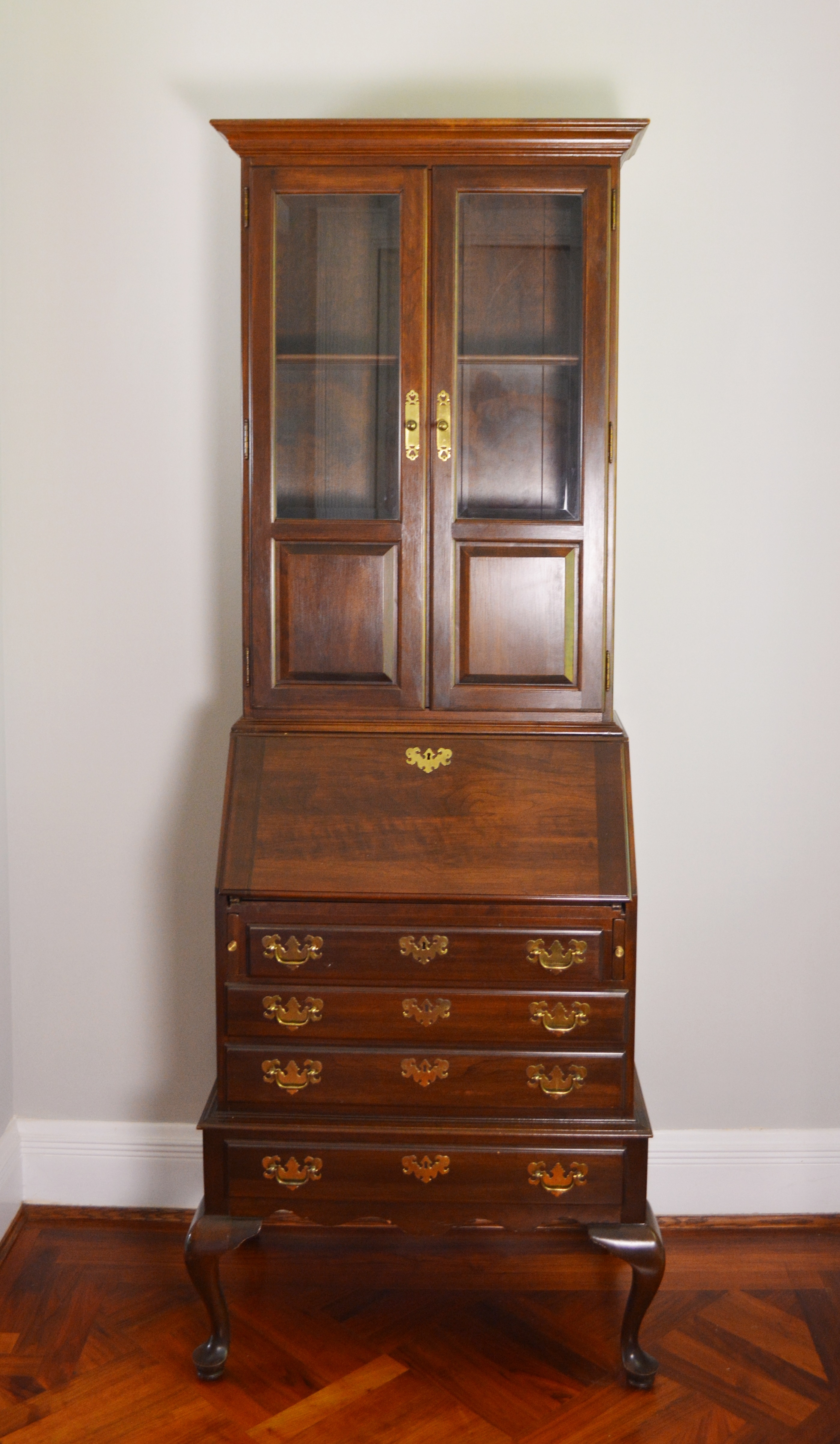 Ethan Allen Georgian Court Queen Anne Secretary