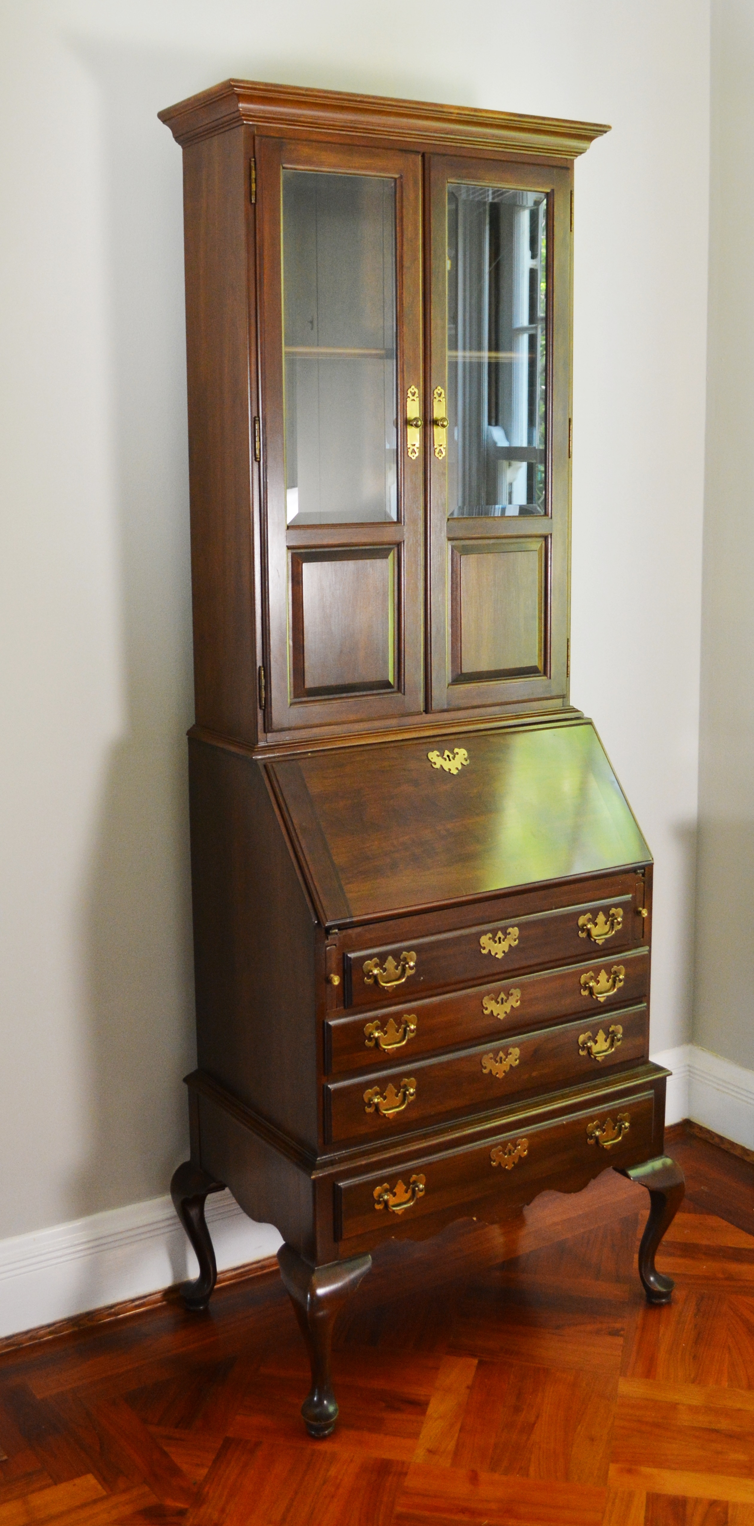 Ethan Allen Georgian Court Queen Anne Secretary