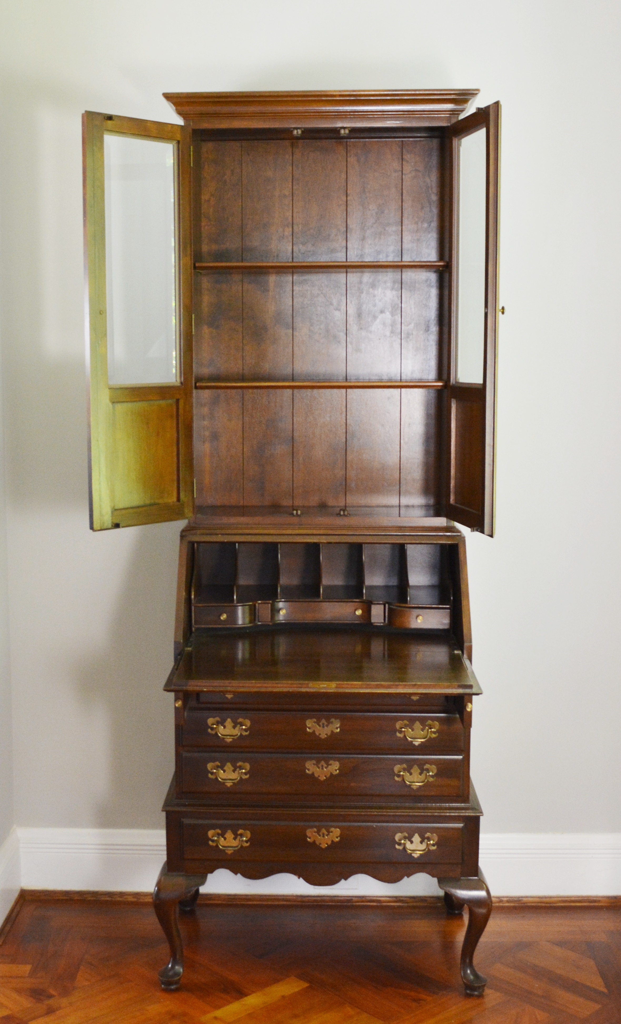 Ethan Allen Georgian Court Queen Anne Secretary