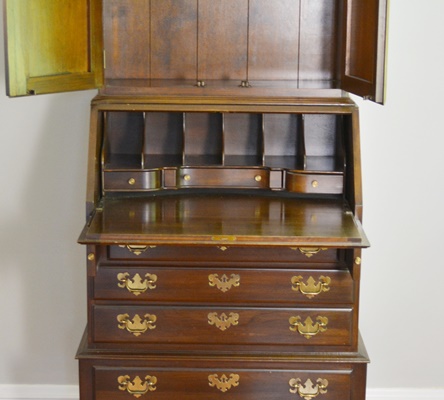 Ethan Allen Georgian Court Queen Anne Secretary