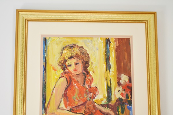 Ann Harrod Original Acrylic Painting of a Young Woman